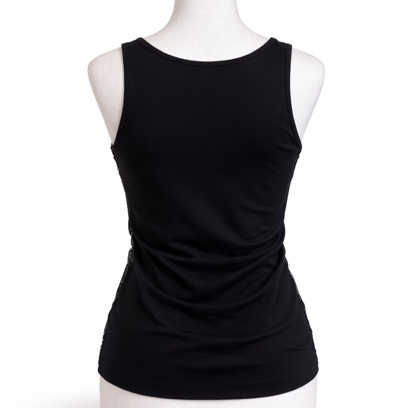 APT. 9 Black Leopard Sequin Tank Top NWT Sleeveless | Size Medium - Picture 4 of 6